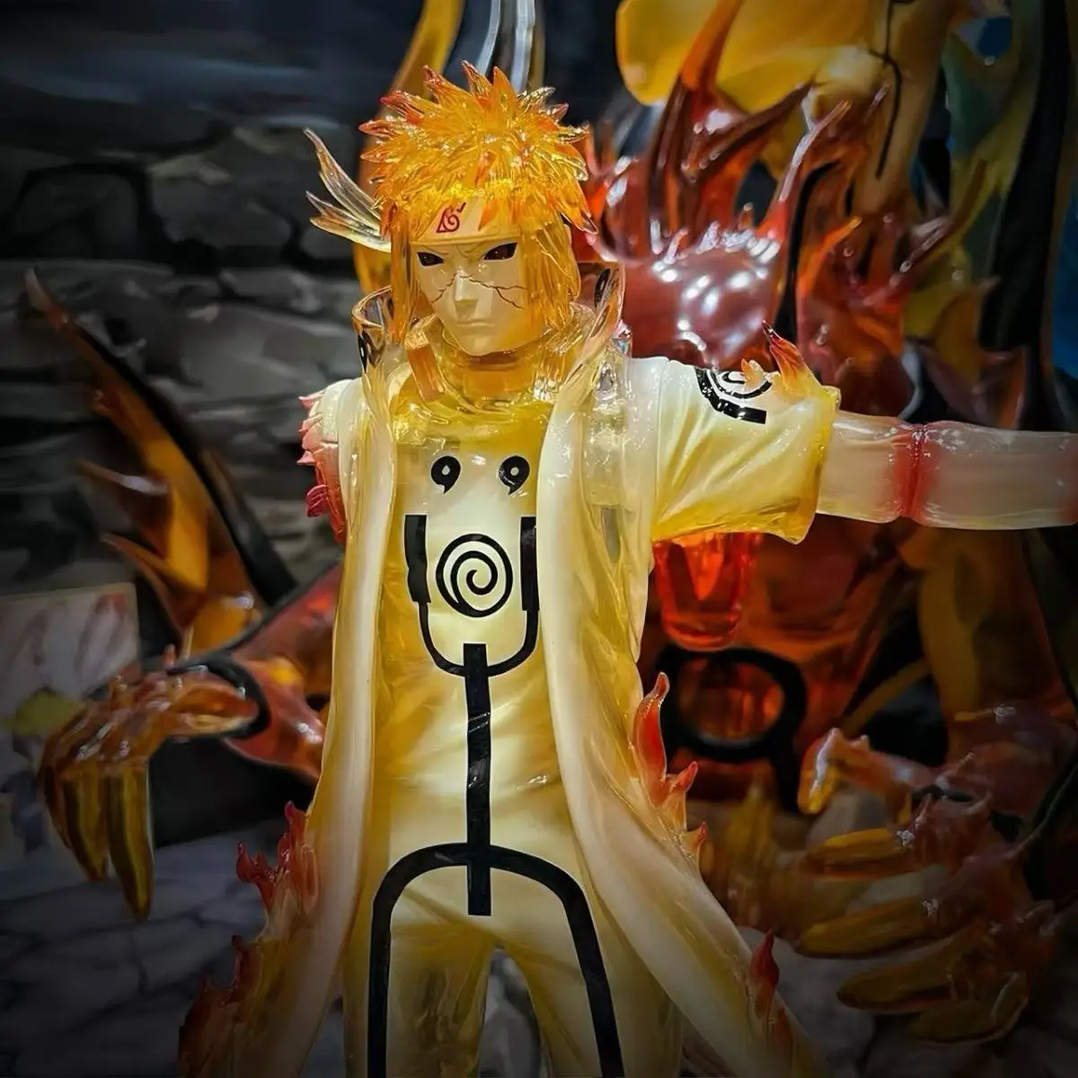 32 سنتيمتر ناروتو أنيمي الشكل اوزوماكي ناروتو ناميكازي ميناتو عمل تمثال بولي كلوريد الفينيل نموذج تحصيل تمثال مكتب الديكور لعبة الهدايا