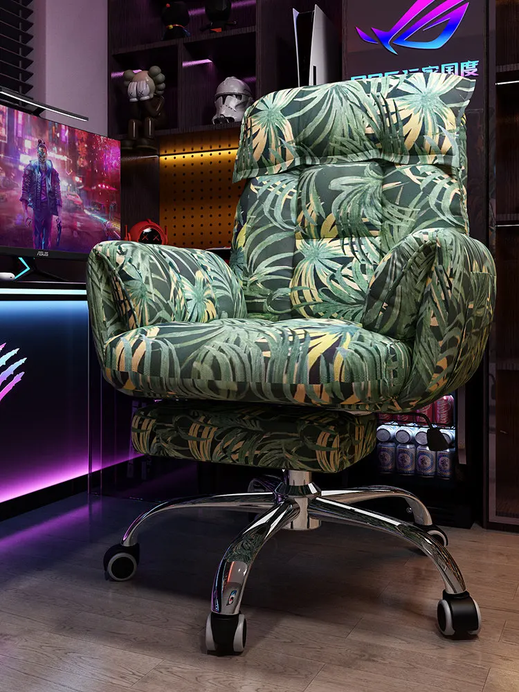 Home Gaming Computer Chair For Men Reclining Lazy Sofa Chair Ergonomic Office Gaming Chair Leisure