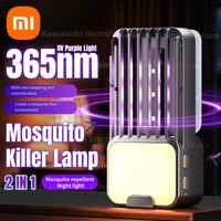 Xiaomi 2-in-1 Electric Mosquito Killer Lamp Night Light USB Plugin Indoor Insect Bug Zapper for Home Bedroom Camp Garden Outdoor