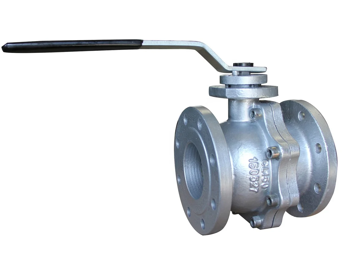 Carbon Steel DN50 PN16 Flanged WCB 1000 WOG Ball Valve