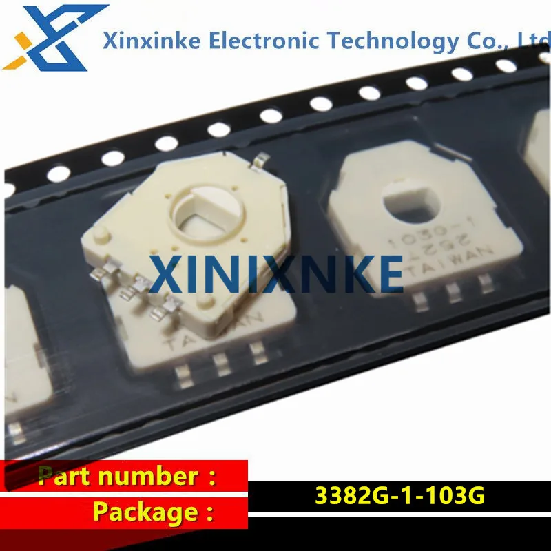 3382G-1-103G SMD Position Sensor B10K Resistive Angular Potentiometer SMD-4P 12x11mm SENSOR ROTARY 330DEG