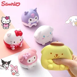 Kawaii Kuromi Cinnamoroll Hello Kitty Kawaii Squishy Stress Reliever Toys Anime Cartoon Children's Hand Pinch Squeeze Toys Gifts