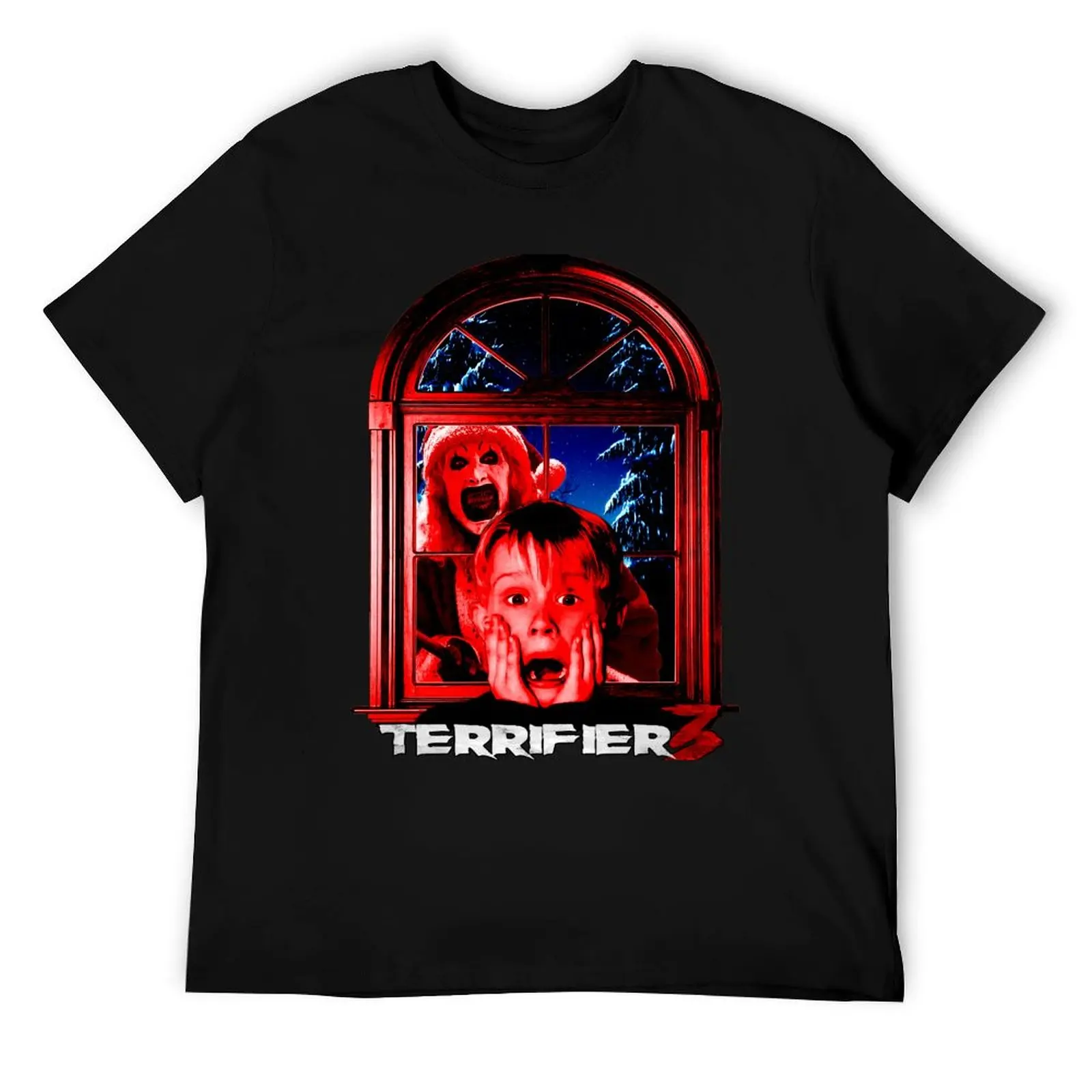

Terrifier 3 - Home Alone T-Shirt cotton t shirts man 100% man t shirt graphic black cotton t-shirt plain for man package T-Shirt