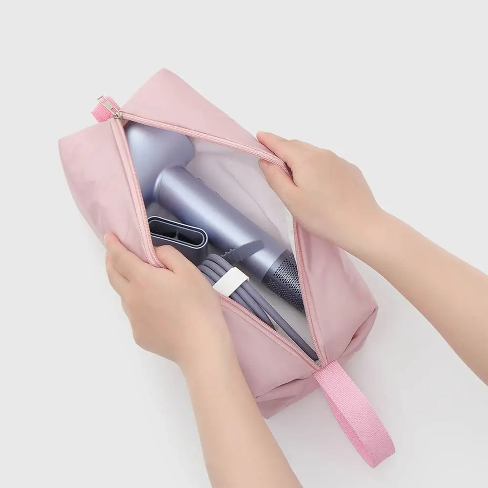 Portable Waterproof Storage Bag Solid Color Lightweight Travel Carrying Case Large Capacity Hair Dryer Case For Airwrap Styler
