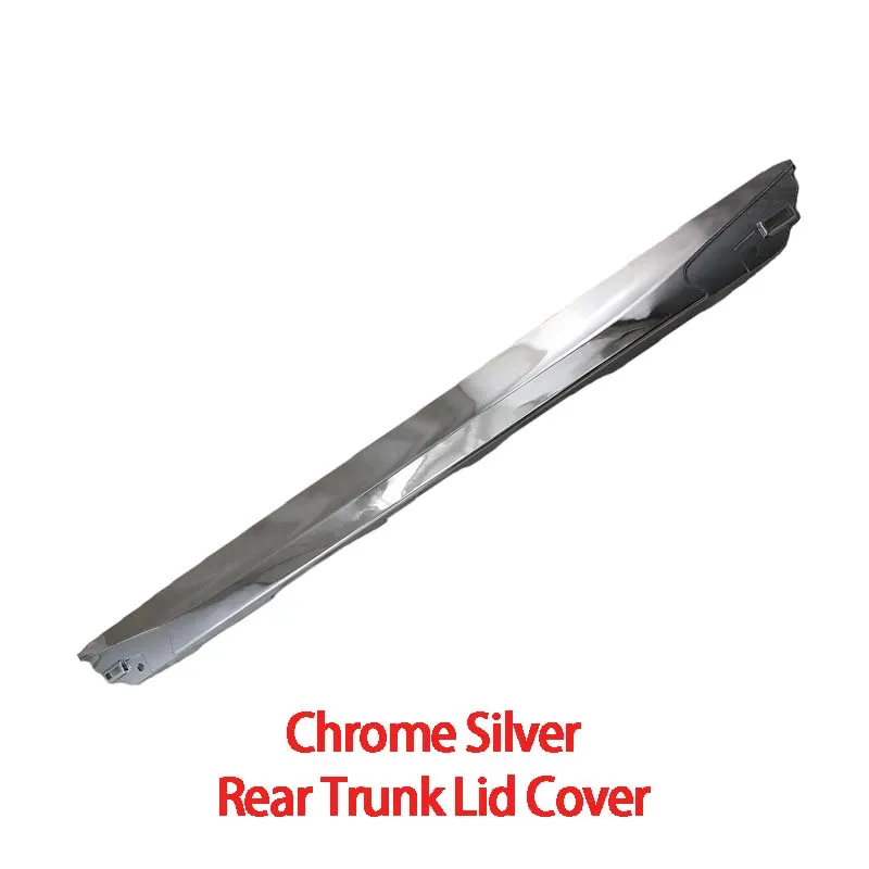 عالية الجودة ABS مطلي بالكروم الخلفي غطاء صندوق السيارة غطاء الكسوة لتويوتا دايهاتسو شينيا أفانزا 2016 سيارة التصميم