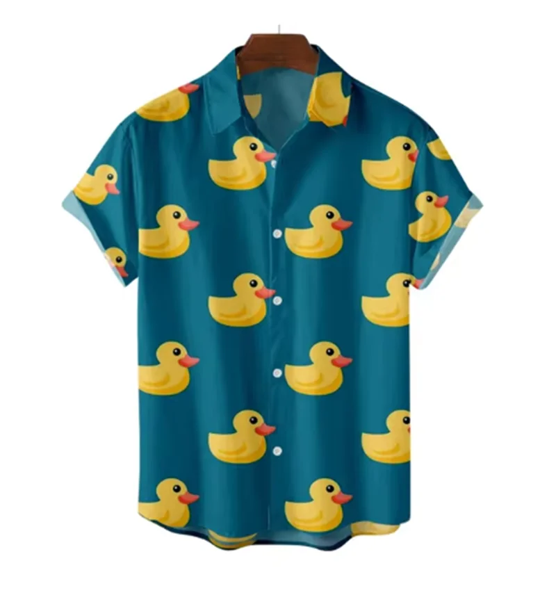 

New fashion men's shirt luxury designer brand, 3D digital printed short sleeved men's shirt, clothing