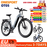 ONESPORT OT05 Electric Bicycle 25km/h Max Speed 250W 36V18.2Ah Electric Bike 27.5*2.25 Inch Tires Hydraulic Disc Brakes E-Bike