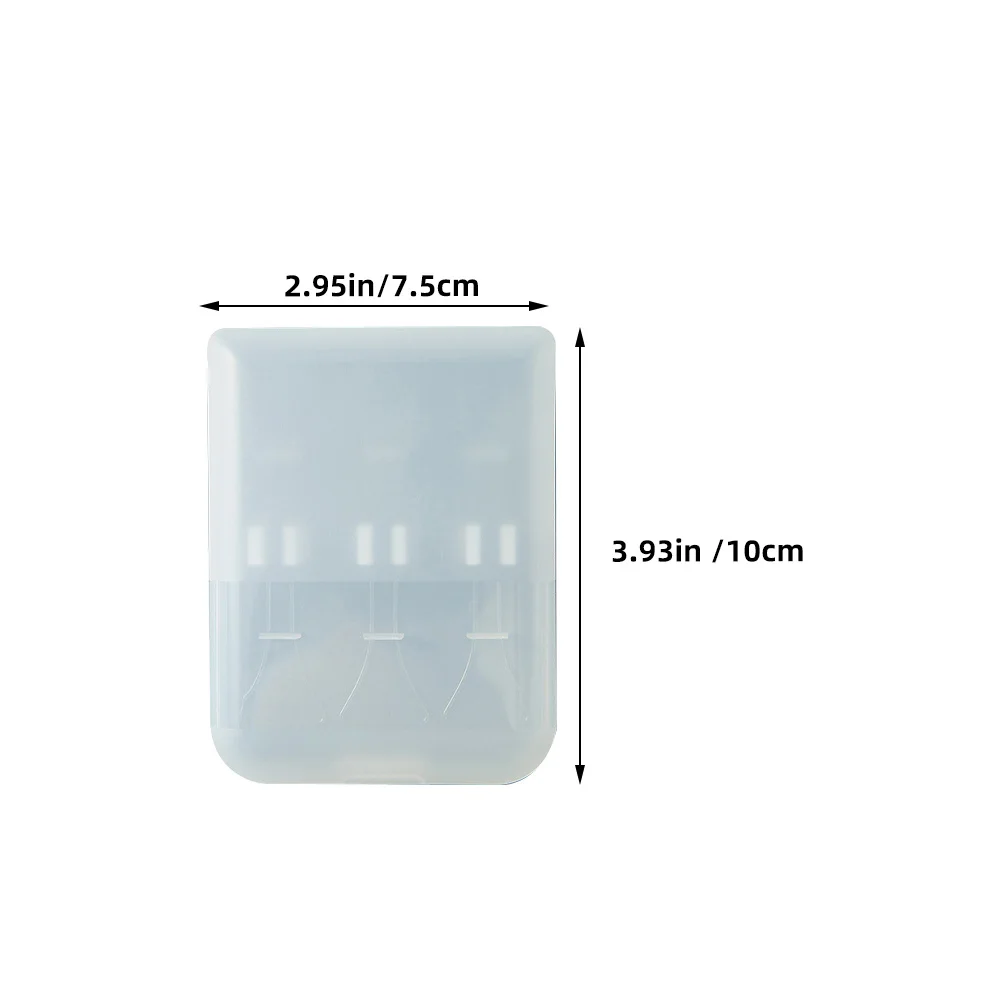 4 قطعة رؤوس فرشاة الأسنان صندوق تخزين محمول لمعظم رؤوس فرشاة الأسنان الكهربائية رأس فرشاة الأسنان الكهربائية حقيبة السفر