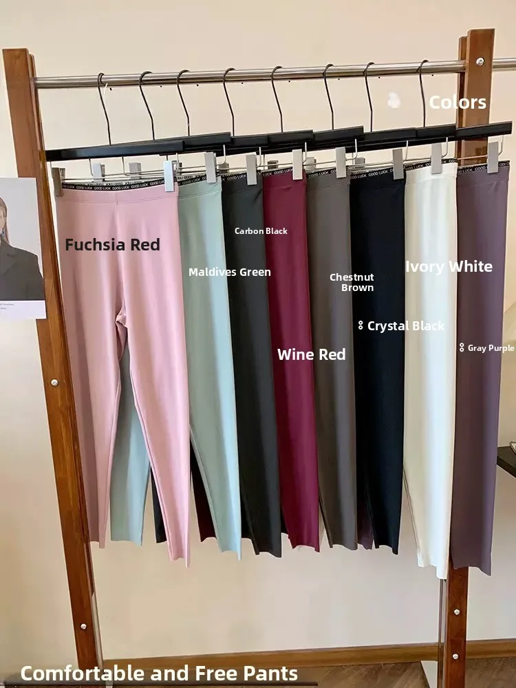 

High Waist Thin Yoga Pants Women's Spring Autumn een ark Skin Leggings Cycling Sports Fitn Tummy Control Butt Lifting