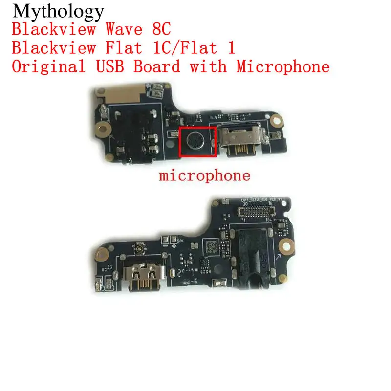 Für Blackview Wave 8C Wave 8 Flat 1C USB-Board Mikrofon Flat 1 Original-Ladegerät Schaltkreise Handy-Reparaturteile