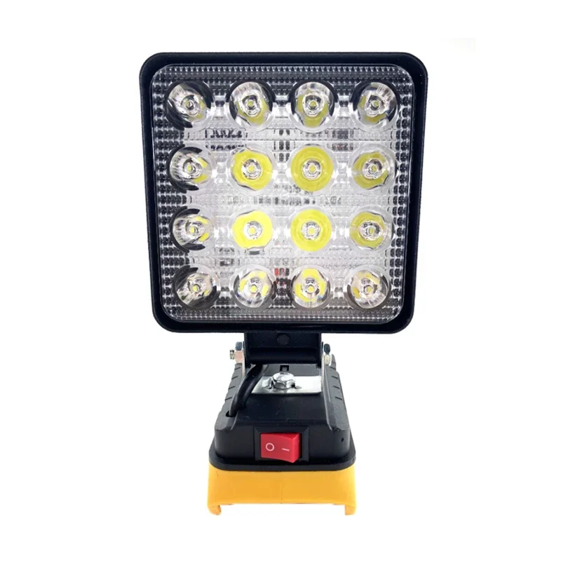 Imagem -04 - Portátil Led Luz de Trabalho para Dewalt Iluminação Exterior Lâmpada de Trabalho Camping Lanterna 18v 20v Lithium Battery 4