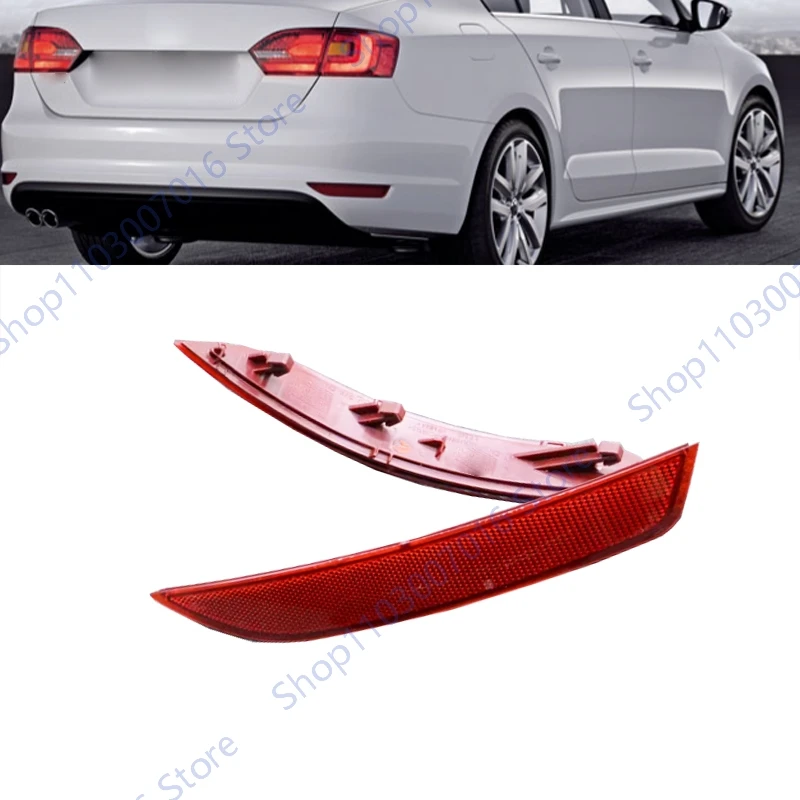 For VW Jetta MK6 2011 2012 2013 2014 EU Verison Rear Reflector Lamp Without Bulb Signal Light Reflector Car Accessories