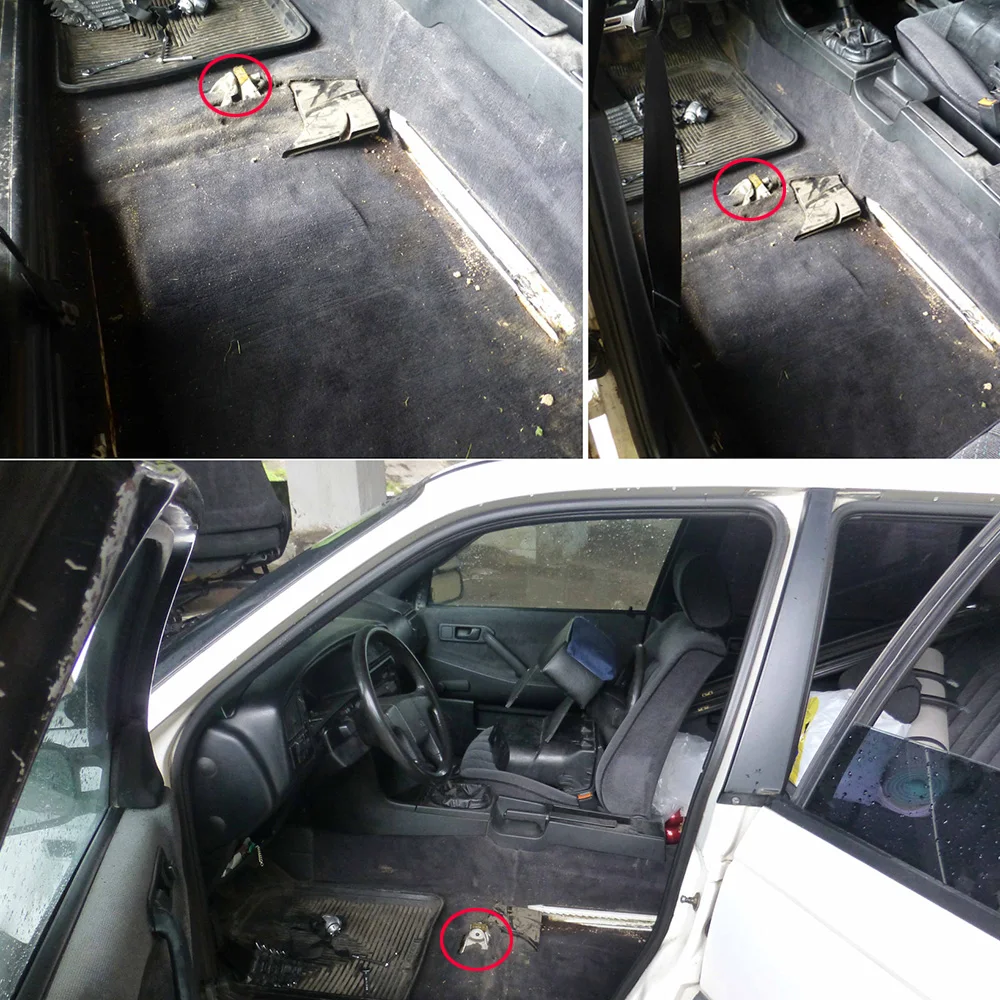 4 Kit Seat Guide Piece Slider Rail Runner Restore Sick of Seats Rocking Repair Kit For Audi 80 100 Ibiza Golf 3 Passat B3 Polo 4