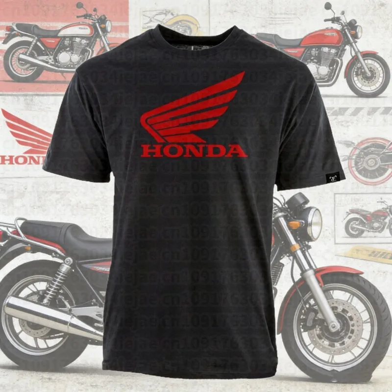 

Summer Breathable T-shirt Honda Men's T-shirt Daily Motorcycle Cotton T-shirt Honda Casual Street Summer Breathable T-shirt