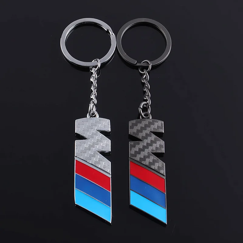 

3D Metal Car Emblem Keychain Key Chain Keyrings Key Holders for BMW M3 M5 M Power Badge Auto Decoration Styling Accessories