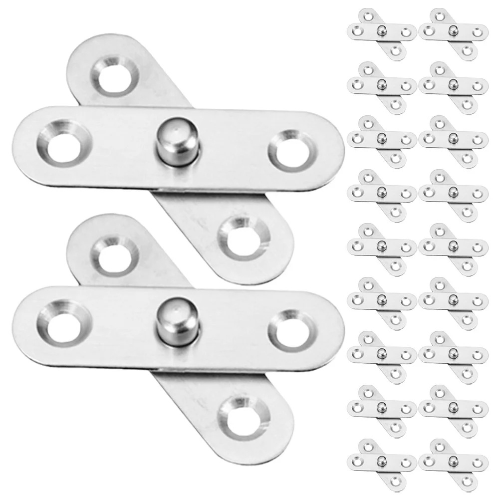 24pcs Door Pivot Hinge Heavy Duty Detachable Window Hinge Foldable Kitchen Cabinet Accessories Invisible Hinges Door Pivot Hinge