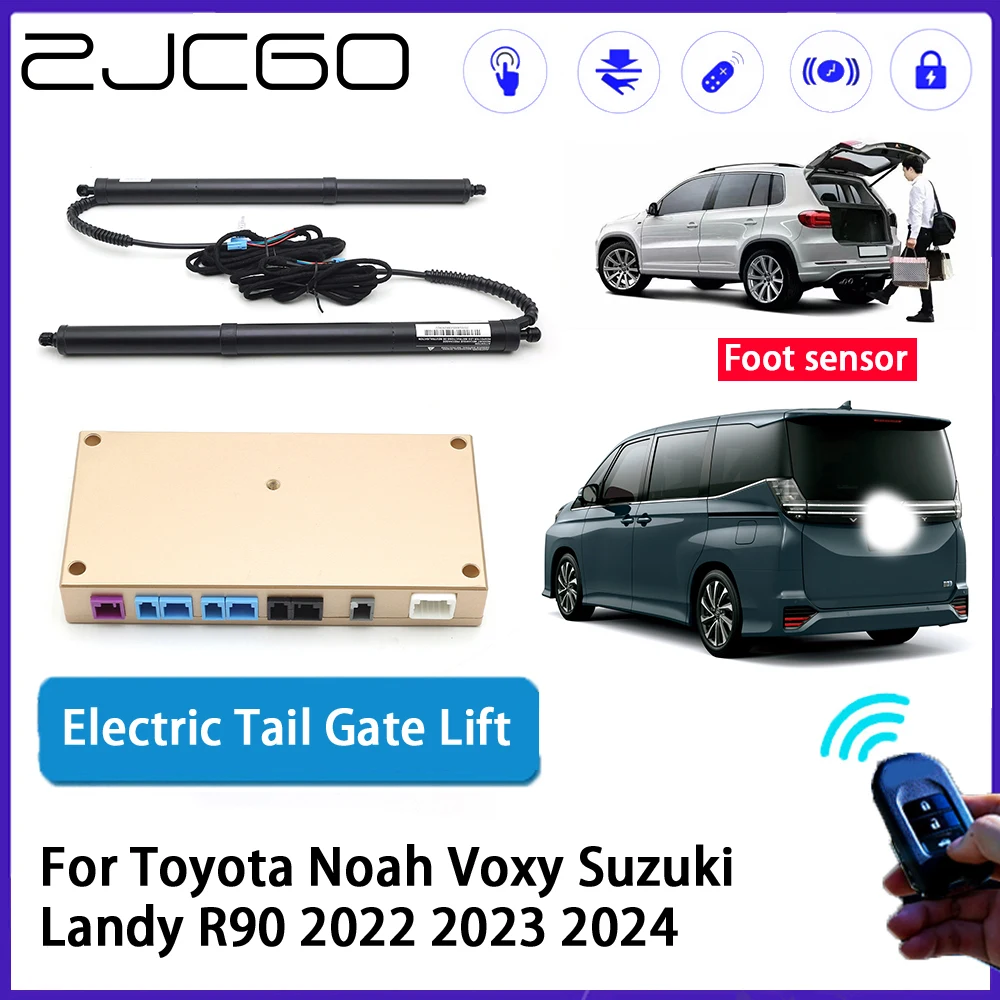 

ZJCGO Auto Trunk intelligent Electric Tail Gate Lift Automatic Tailgate Opener for Toyota Noah Voxy Suzuki Landy R90 2022~2024