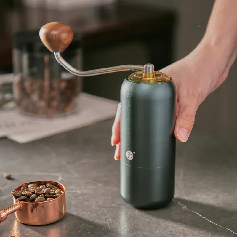 New New ZeroHero 48mm Stainless Steel Titanium Burr Manual Coffee Grinder