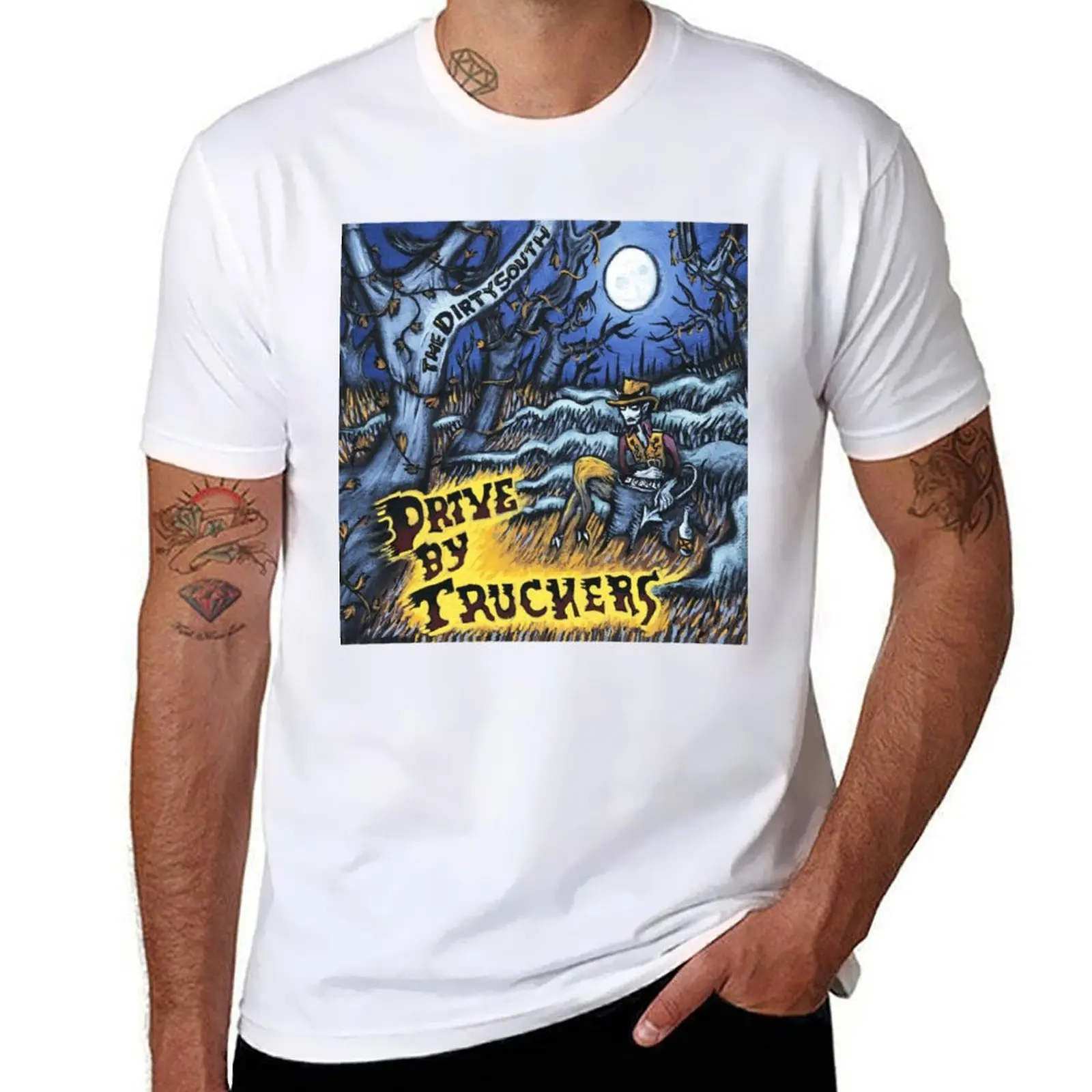 

drive by south truckers 2022 masasep T-Shirt black cotton t-shirt plain for man package t shirts for man graphic vintage T-Shirt
