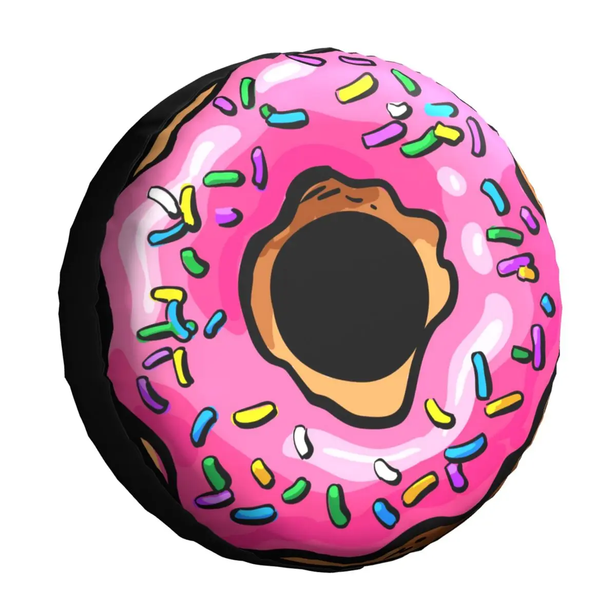 Custom Donut Spare Tire Cover for Jeep Hummer Custom Doughnut Dust-Proof Universal 4WD 4x4 Car Wheel Covers 14