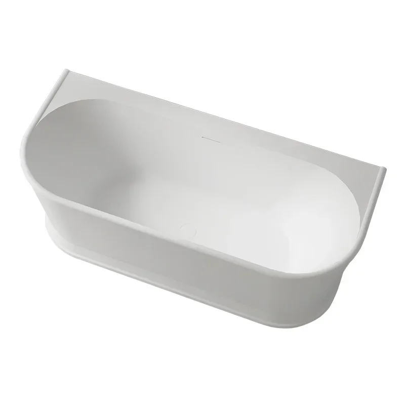 

European acrylic household bathtub against the wall light luxury hotel B & B Internet celebrity adult integrated bathtub
