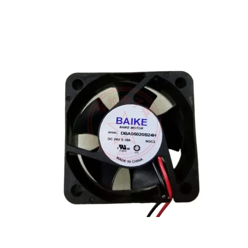 New BAIKE DBA05020B24H 5CM 24V 0.18A 2-Wire Inverter Cooling Fan for Electronic Equipment
