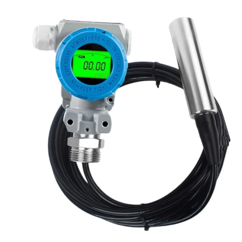 0-10v 20m deep well split-type level transmitter for alcohol industrial sewage water pressure level sensor transmitter