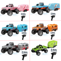 RC Bigfoot 1/64 Speed Mini Off-road Climbing Car Alloy Cool Appearance Light Shock Absorption Children's Toy Gift