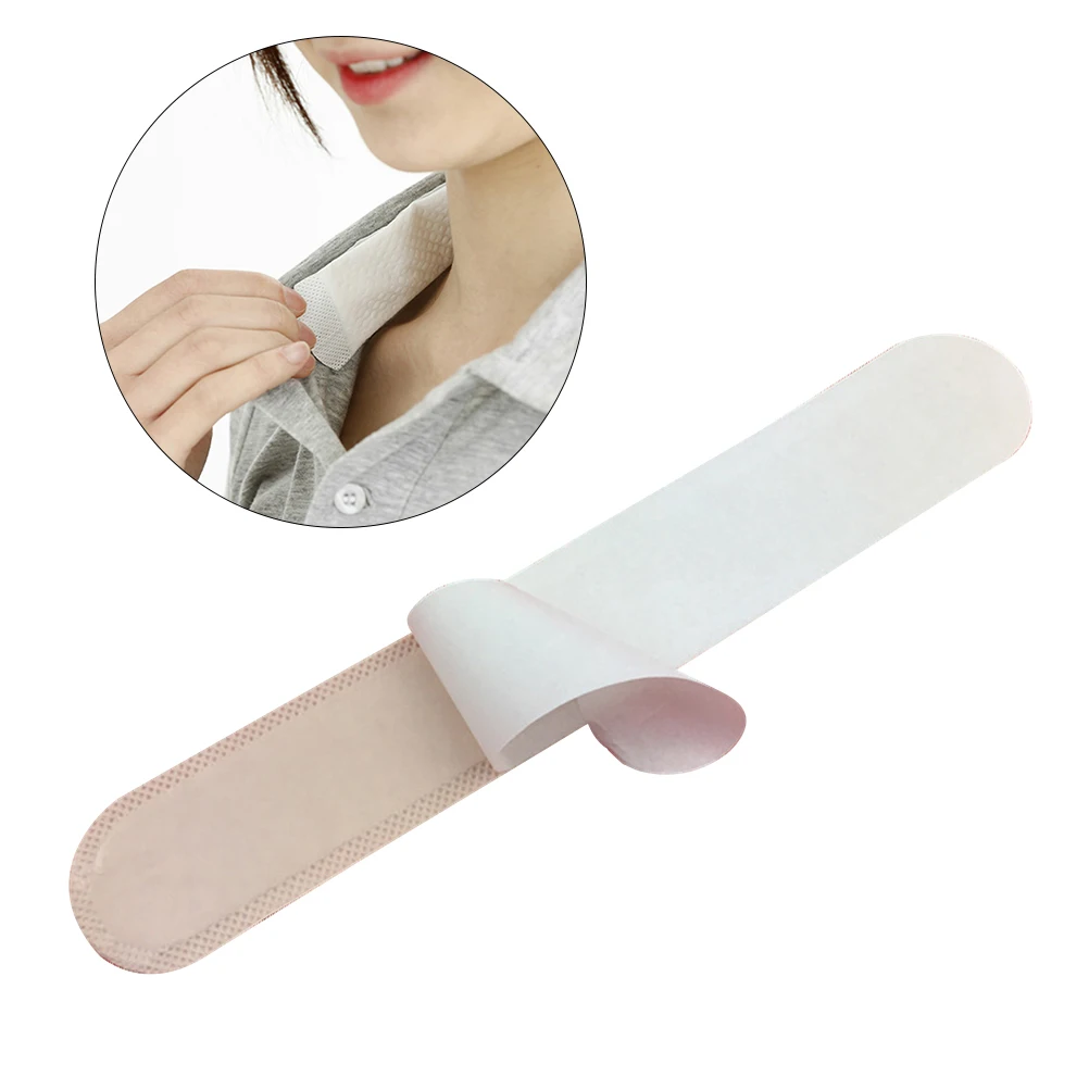 50 Pcs Sweat Pad Protector Sweatband Cap Hat Liner Women's Hats & Caps Collar Man