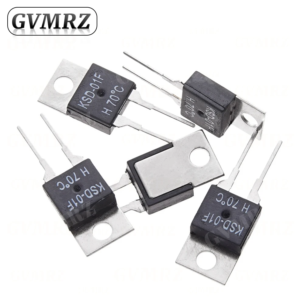 KSD-01F JUC-31F 40 50 60 70 80 90 100 DegC NC Normally Closed NO Normally Open 1.5A Thermal Switch Temperature Sensor Thermostat