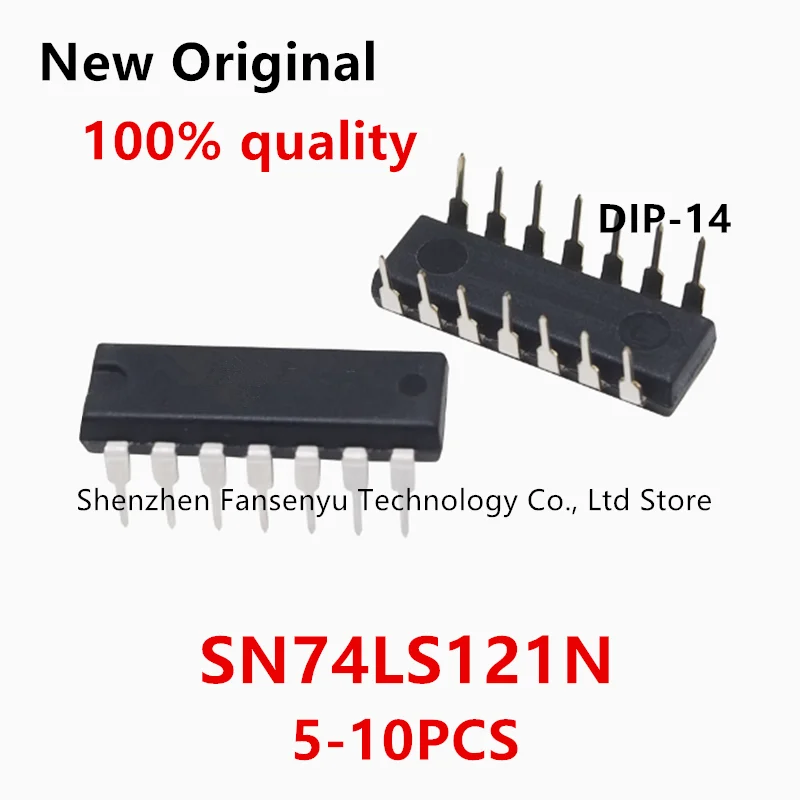 

(5-10pcs)100% New original 74LS121 DIP-14 Chipset