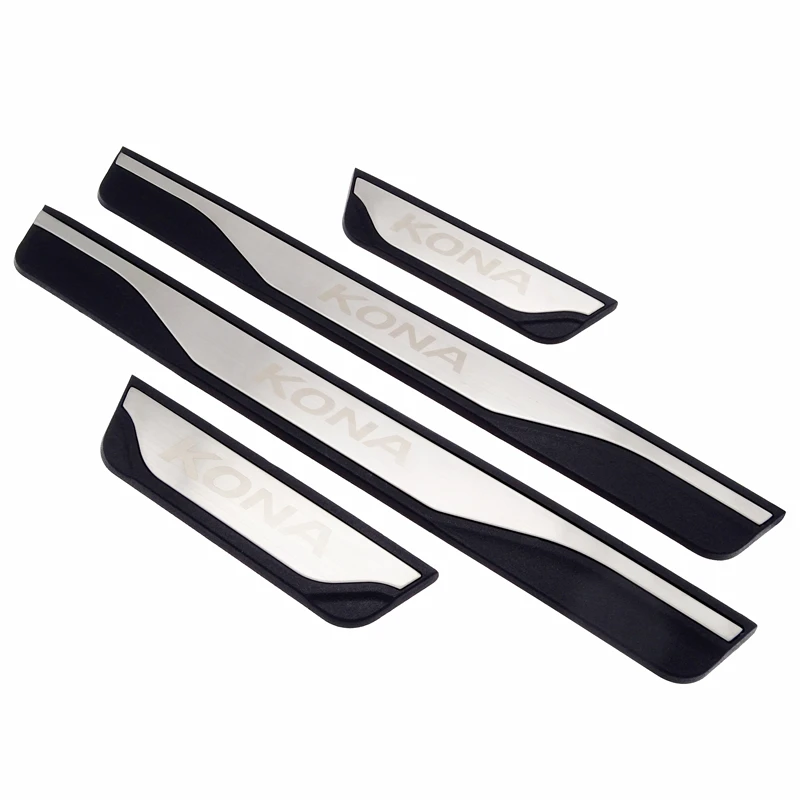 Car Welcome Pedal Cover Trim For Hyundai KONA 2018-2025