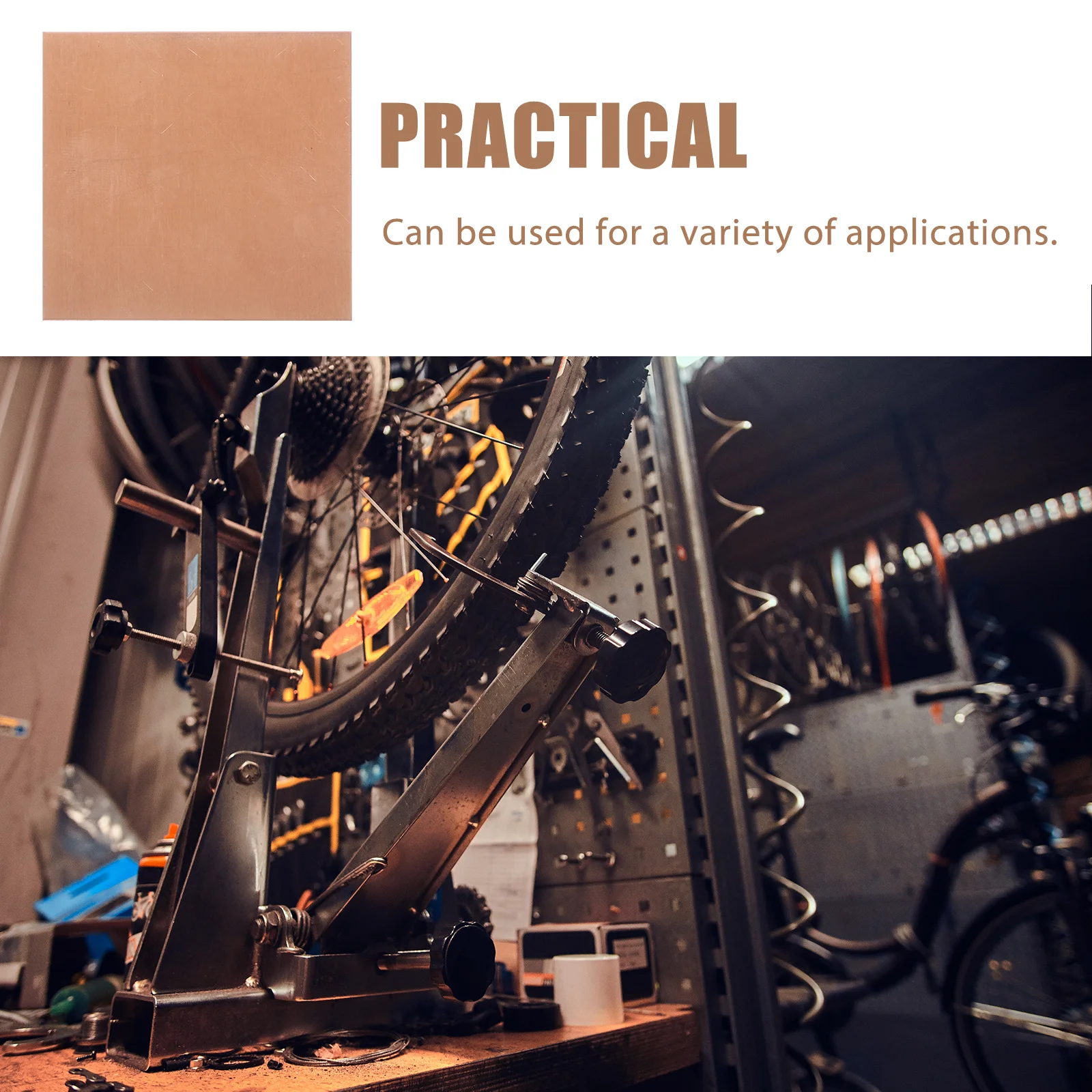 

4 Sheets Copper Sheets High Hardness Durable Copper Plate for Crafting Jewelry DIY Projects Metal Plate Metal Plates for Jewelry