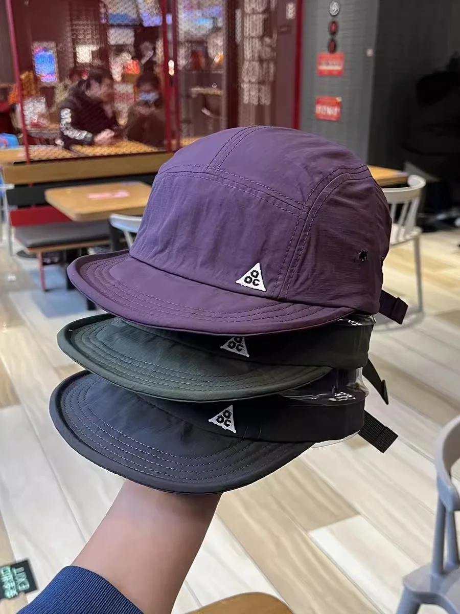 

Retro Quick-Drying Short Brim Quick-Drying Five-Piece Workwear Baseball Cap Spring and Summer Street Men and Women Baseball Cap