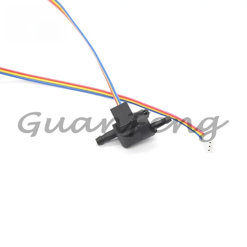 Transparent Optical Flow Micro Flowmeter, 2-Minute Timing Mini Liquid Flow Measuring Sensor