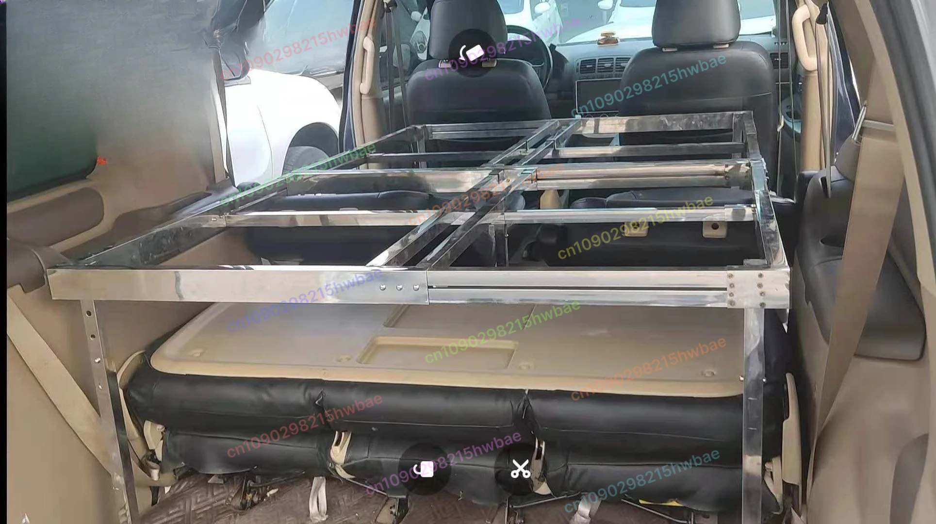 

Vehicle-mounted folding bed for micro-step outdoor van commercial vehicle Bed for tent