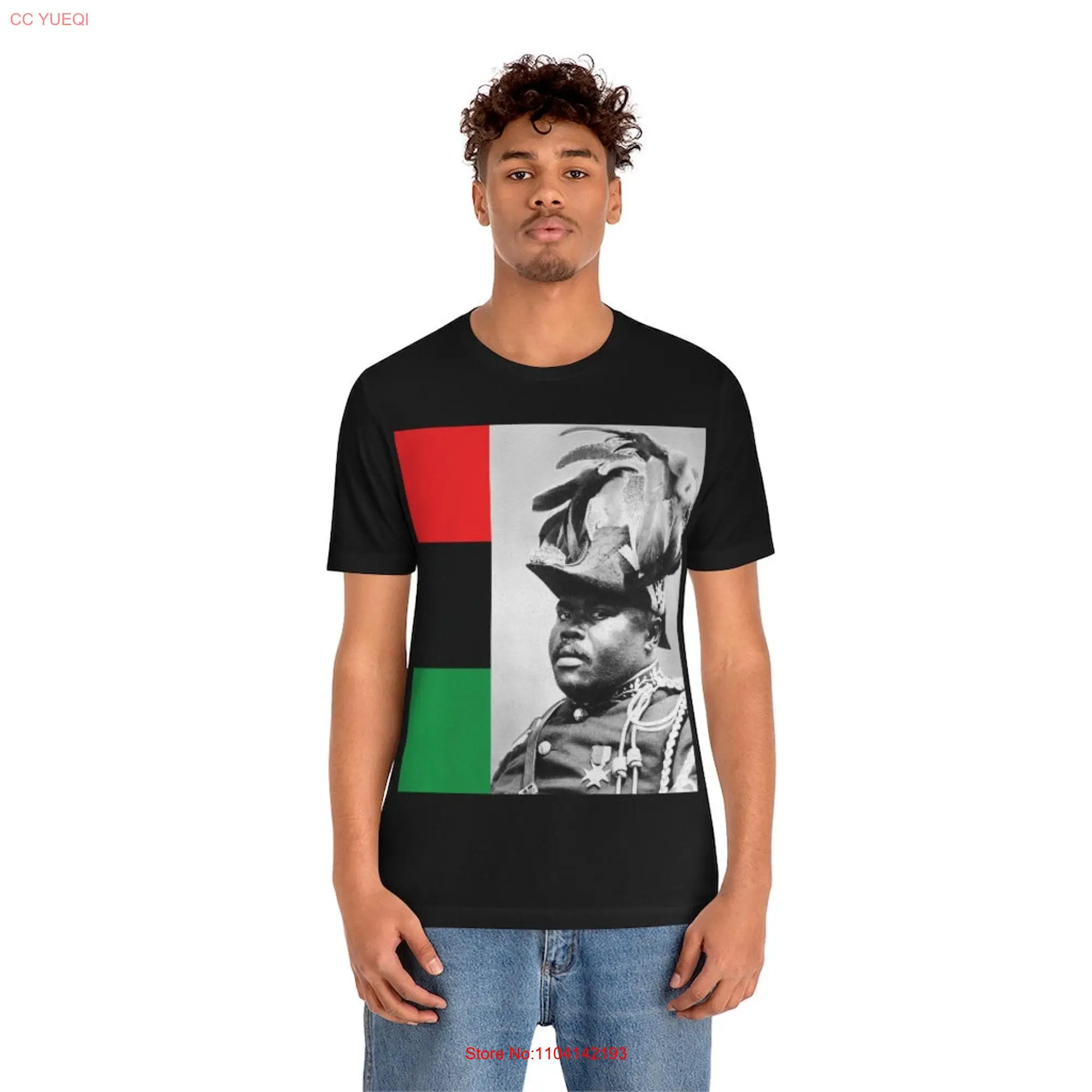 Marcus Garvey RBG Short sleeve T shirt long or short sleeves