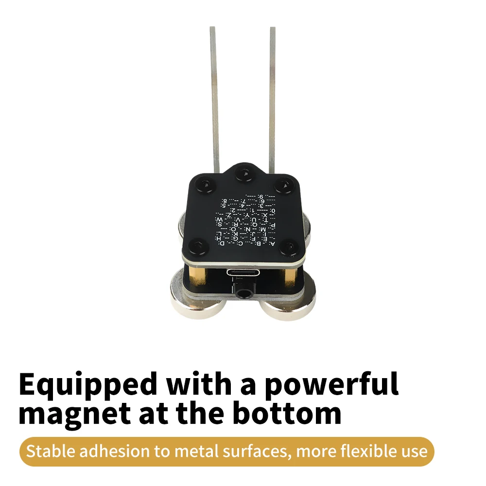 Type-C Automatic Morse Code CW key Trainer PCB 4 Nd Magnet Bases Double Paddle CW Keyer Automatic Trainer with 3.5mm Audio Cable