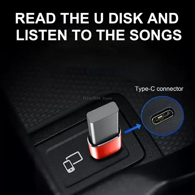 

Type C To USB3.0 OTG Adapter Type C Charging Cable For Seamlessly Connection With Drives And Keyboards
