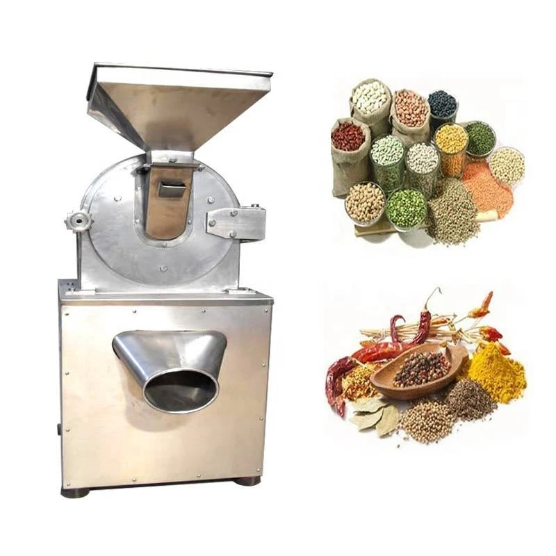 Chilli Sumac Date Peanut Powder Fruit Pulverizer Small Herb Dry Fruit Grind Grinder Grain Machine or Seeds