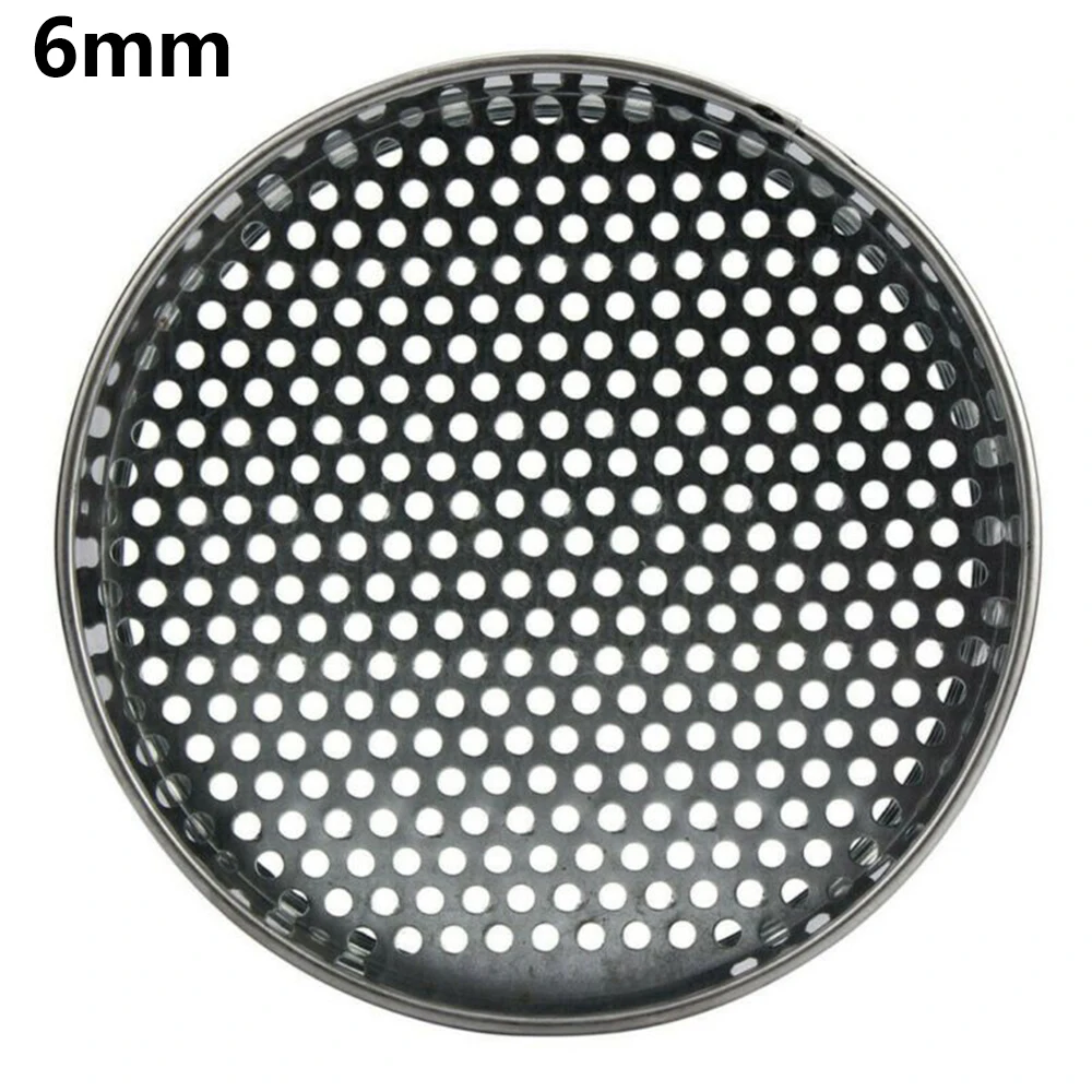 

Metal Home Garden Plants Riddle Soil Sieve Mesh, Silver Color, 6mm/7mm/12mm Hole Size, Heavy duty and Practical