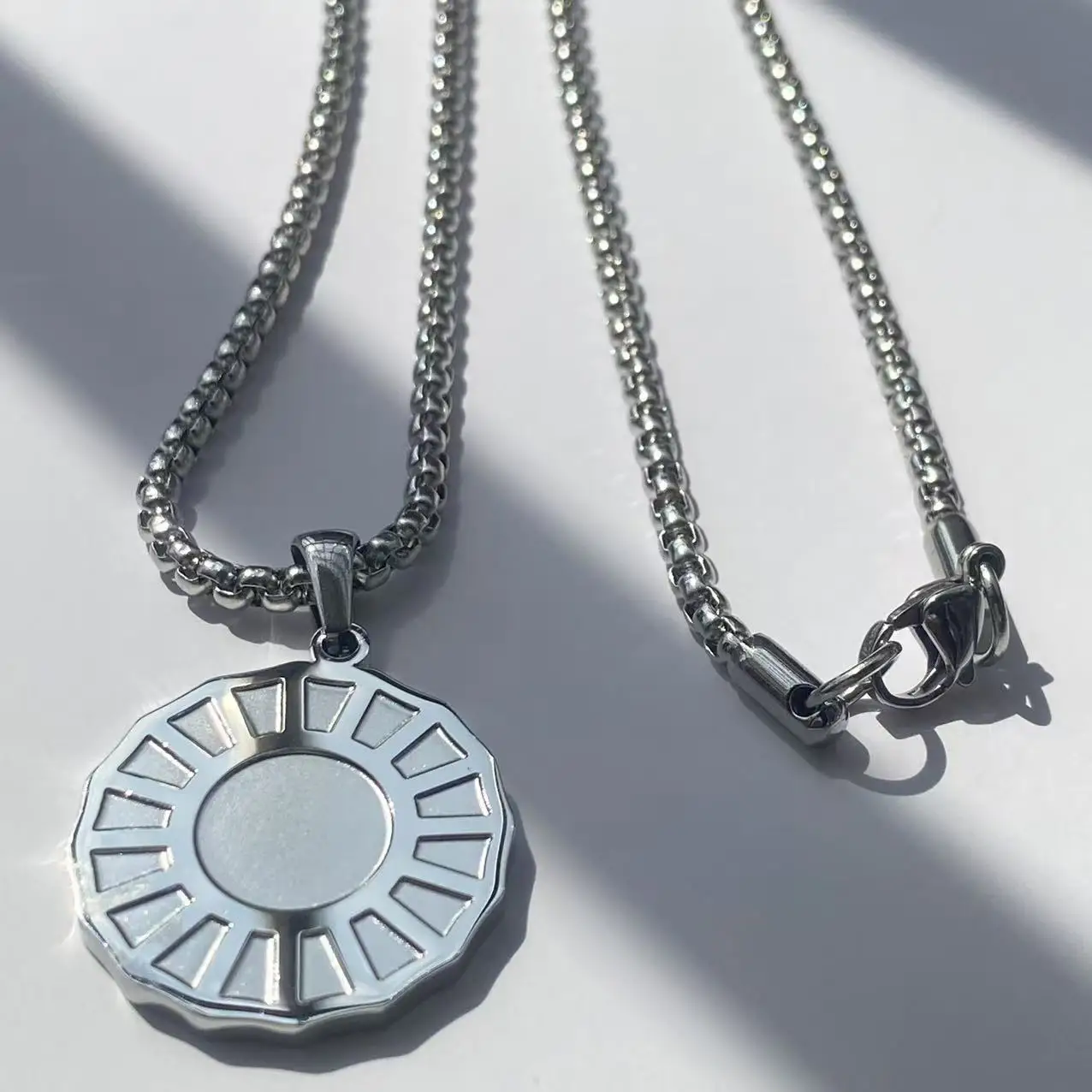 High-Quality Stainless Steel Hip-Hop Necklace 'The Divine Feminine' MAC Fan Commemorative Trendy Accessory for Stylish Gifting