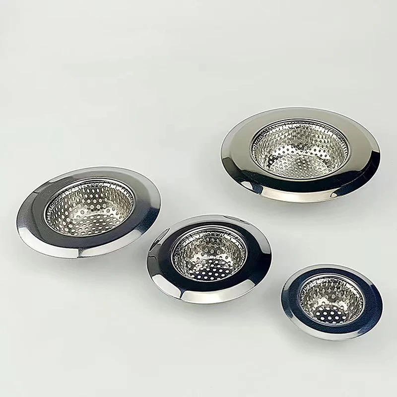 2 Stück Edelstahl-Spülbeckensieb, Abfluss-Sieb für die Küchenspüle, großer, breiter Rand, 4,5 Zoll Durchmesser, perfekt für die meisten Küchenspülen – Detail 7