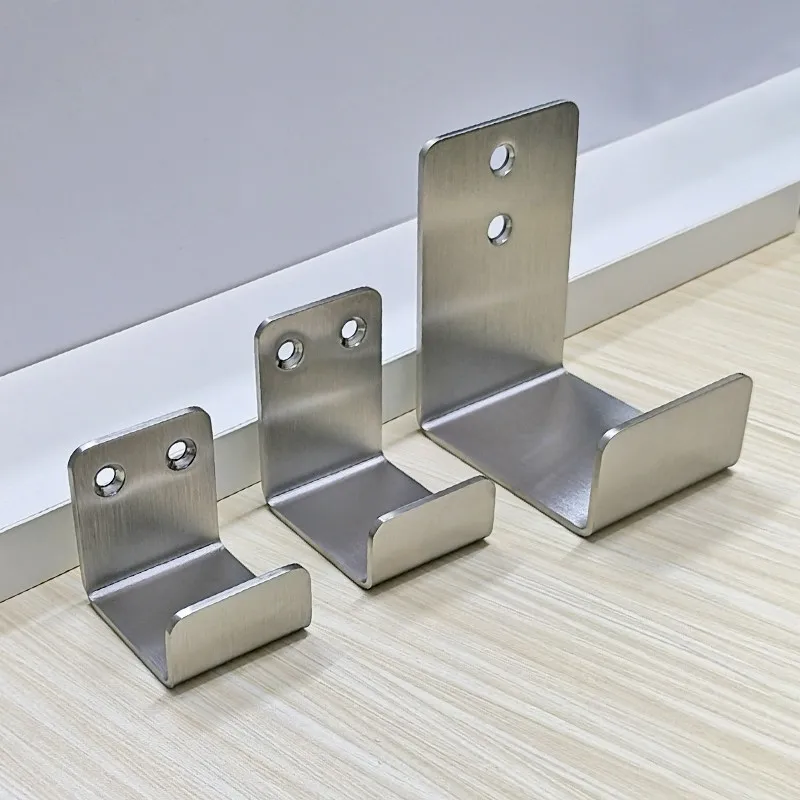 Stainless Tile Special Bracket Hanging Bracket Hanging Code Fixing Part Wall Foot Code Buckle Plate Bracket U-type Slot Hook