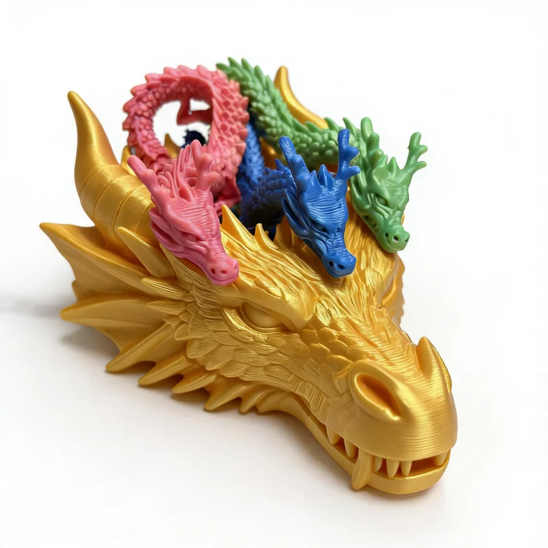

2026 New Gothic Dark Style Dragon Head Shaped Desktop Jewelry Storage Tray For Personalized Dark-Style Home Desktop