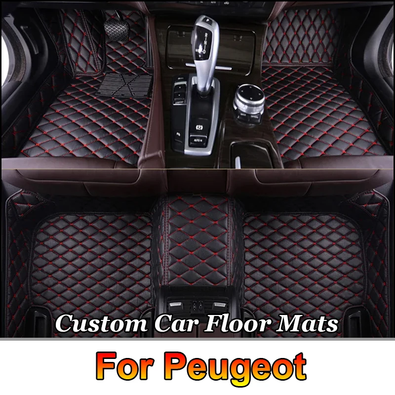 

Изготовленные на заказ 3D автомобильные коврики с полным покрытием для Peugeot 2008 2014-2019 3008 4008 2017-2023, аксессуары для интерьера, ковер
