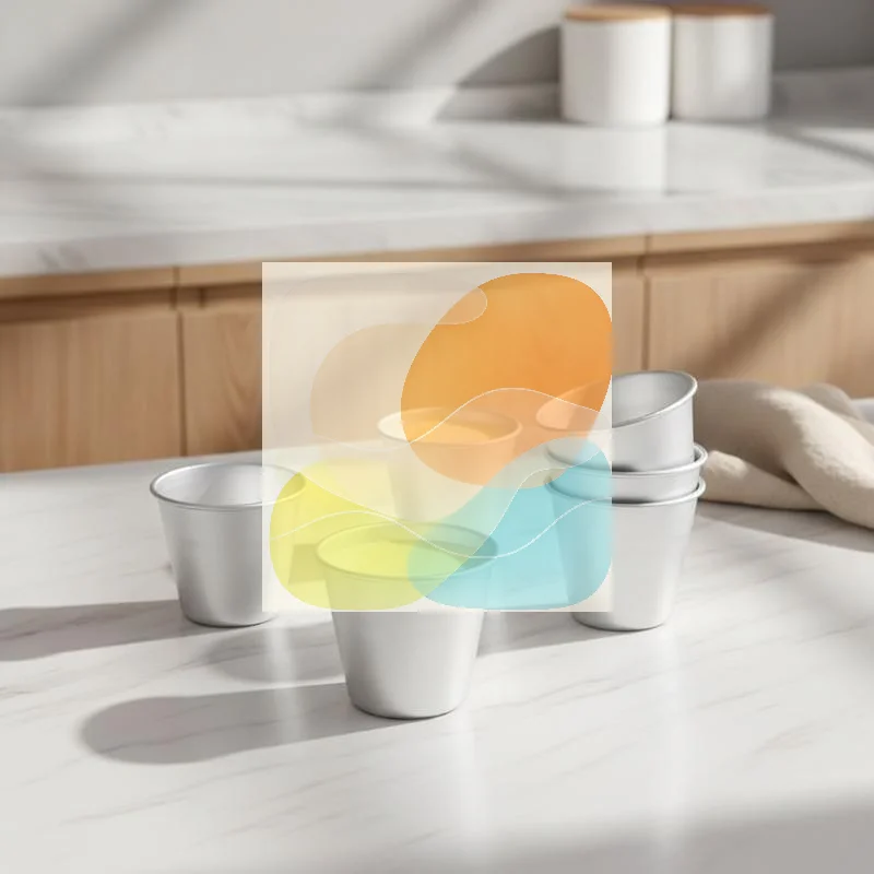 Pastry Pudding Mold 1Pc Optional Size Beginner Friendly Nonstick Baking Cup for Home Daily Dessert DIY Making
