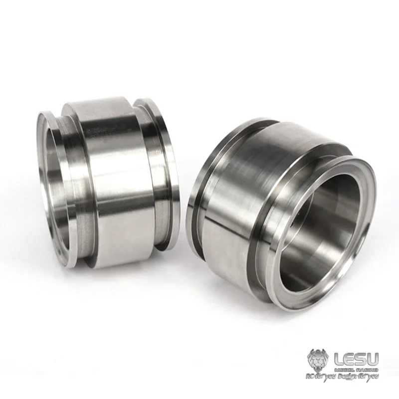 1 Pair Metal Wheel Hub for LESU 1/15 Hydraulic Loader RC Model DIY Truck Car