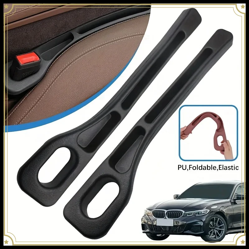 Waterproof car seat gap filler 2pc organizer prevents items from falling Car Accessories Suitable for BMW KIA Audi A4 A5 A6 view 5