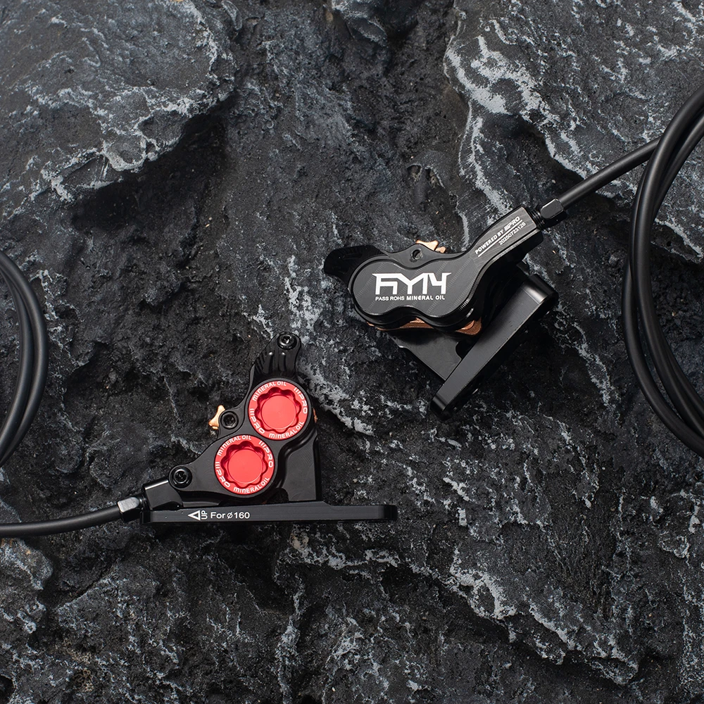 

Гидравлический дисковый тормозной калипер IIIPRO Flat Mount с 4 поршнями, облегченный, с ЧПУ, для шоссейных велосипедов, с колодками Ice Technology